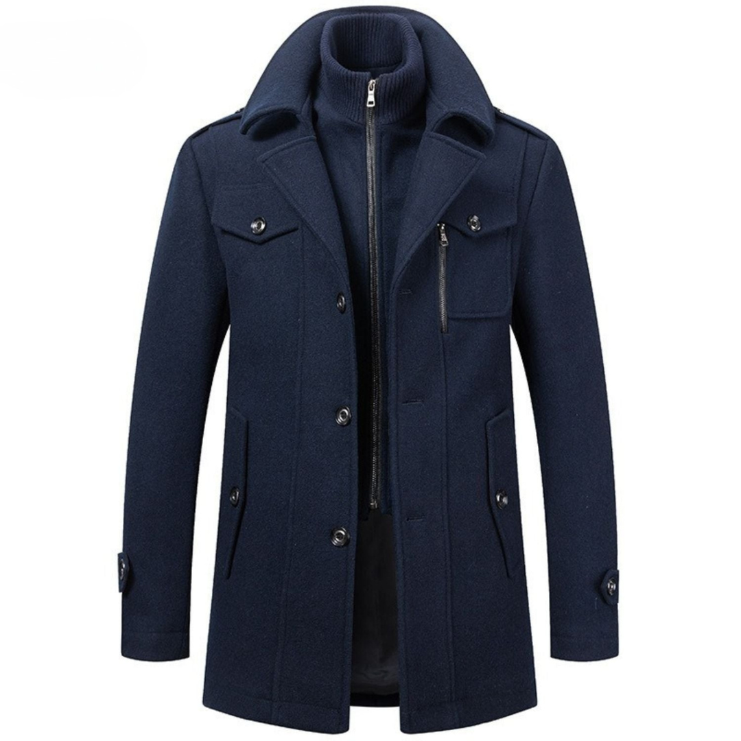 Lervaine® | Stilig Peaky Blinders-vinterfrakk