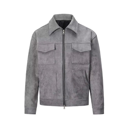 Lervaine® | Semsket oversized jakke