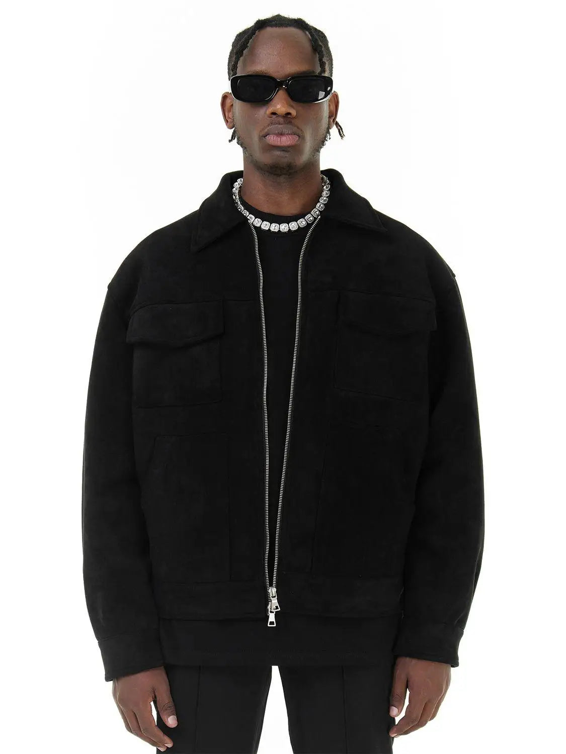 Lervaine® | Semsket oversized jakke
