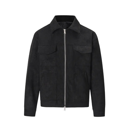 Lervaine® | Semsket oversized jakke