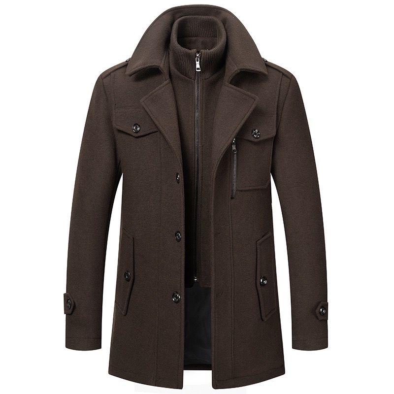 Lervaine® | Stilig Peaky Blinders-vinterfrakk