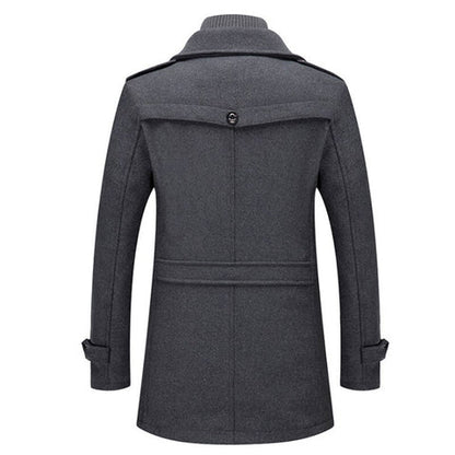Lervaine® | Stilig Peaky Blinders-vinterfrakk