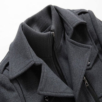 Lervaine® | Stilig Peaky Blinders-vinterfrakk