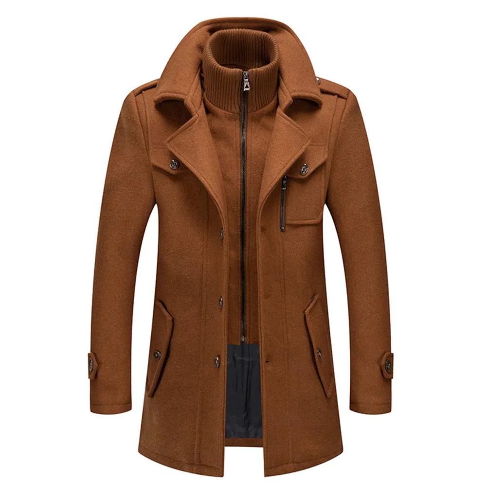 Lervaine® | Stilig Peaky Blinders-vinterfrakk