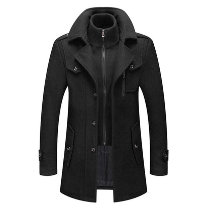Lervaine® | Stilig Peaky Blinders-vinterfrakk
