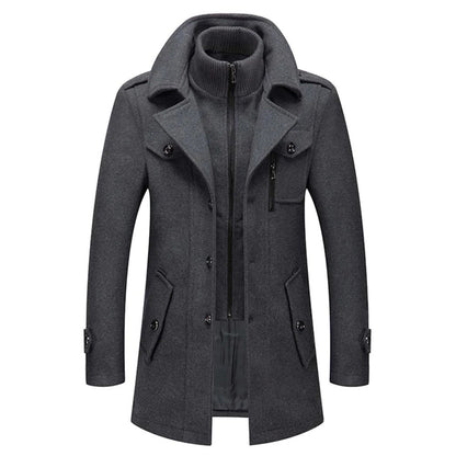 Lervaine® | Stilig Peaky Blinders-vinterfrakk