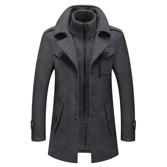 Lervaine® | Stilig Peaky Blinders-vinterfrakk