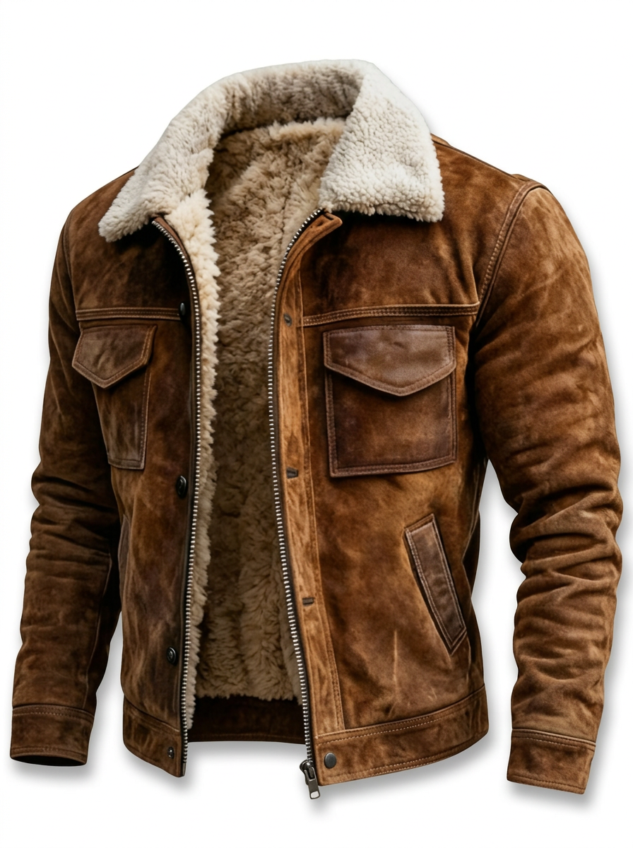 Lervaine® | Sherpa skinnjakke